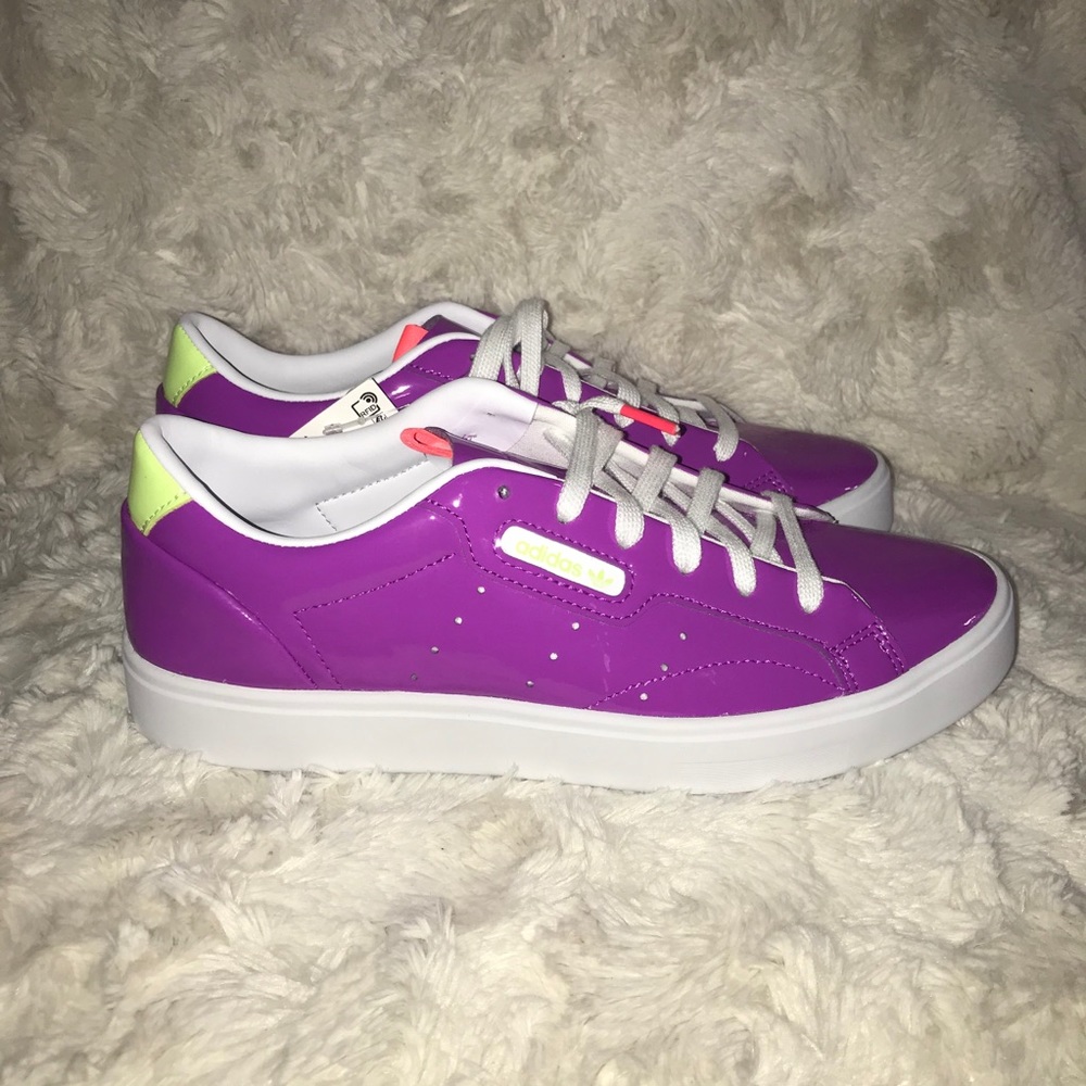 ADIDAS SLEEK SHOES Purple Yellow Pink